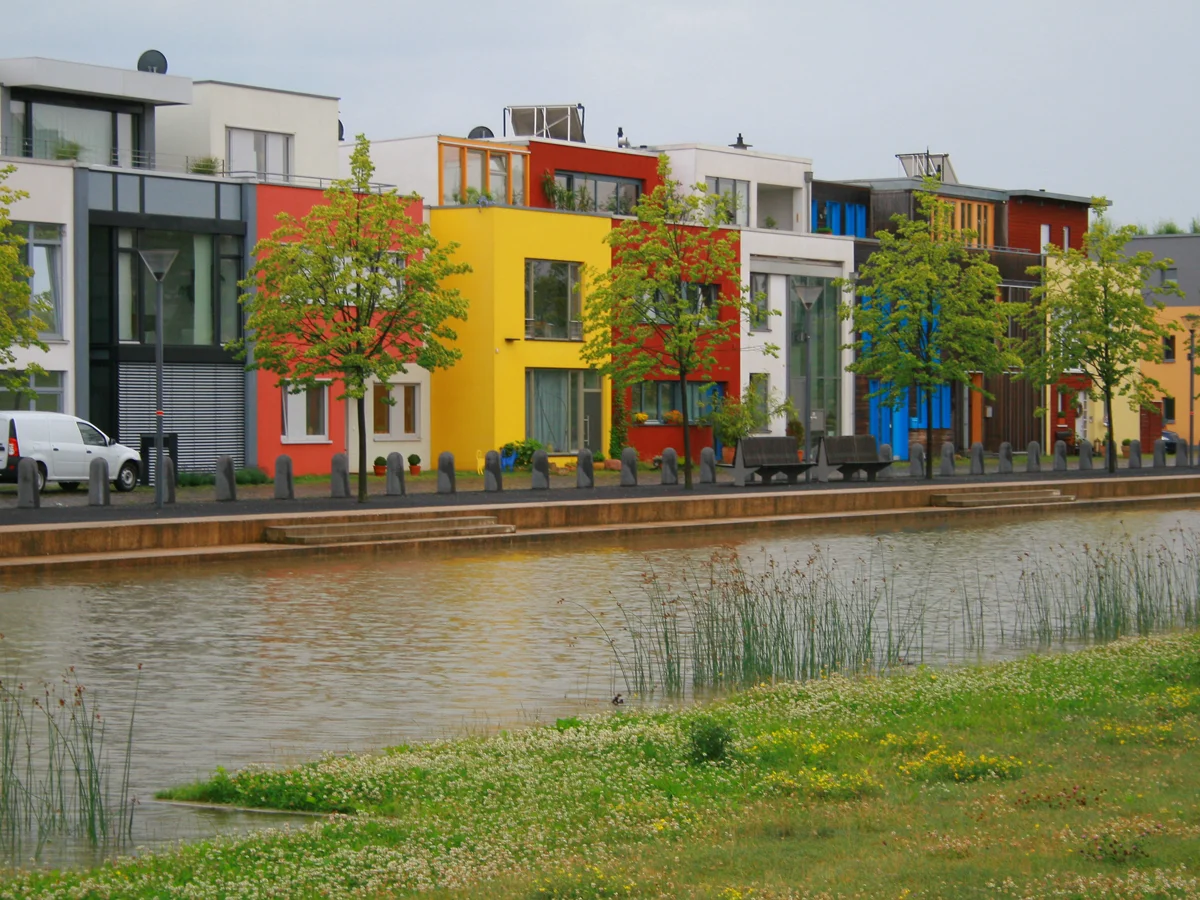 Häuserzeile in Trier