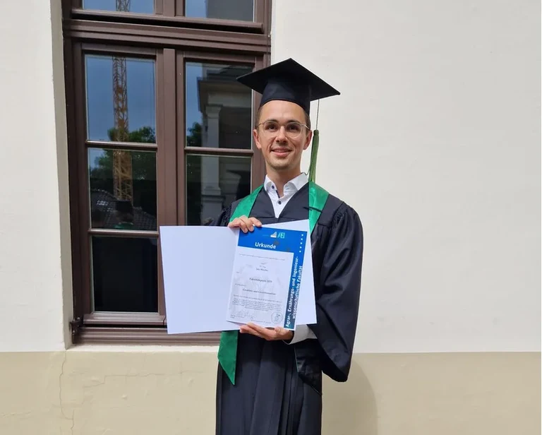 Jan Weyler wurde mit dem Falkultätspreis 2025 ausgezeichnet