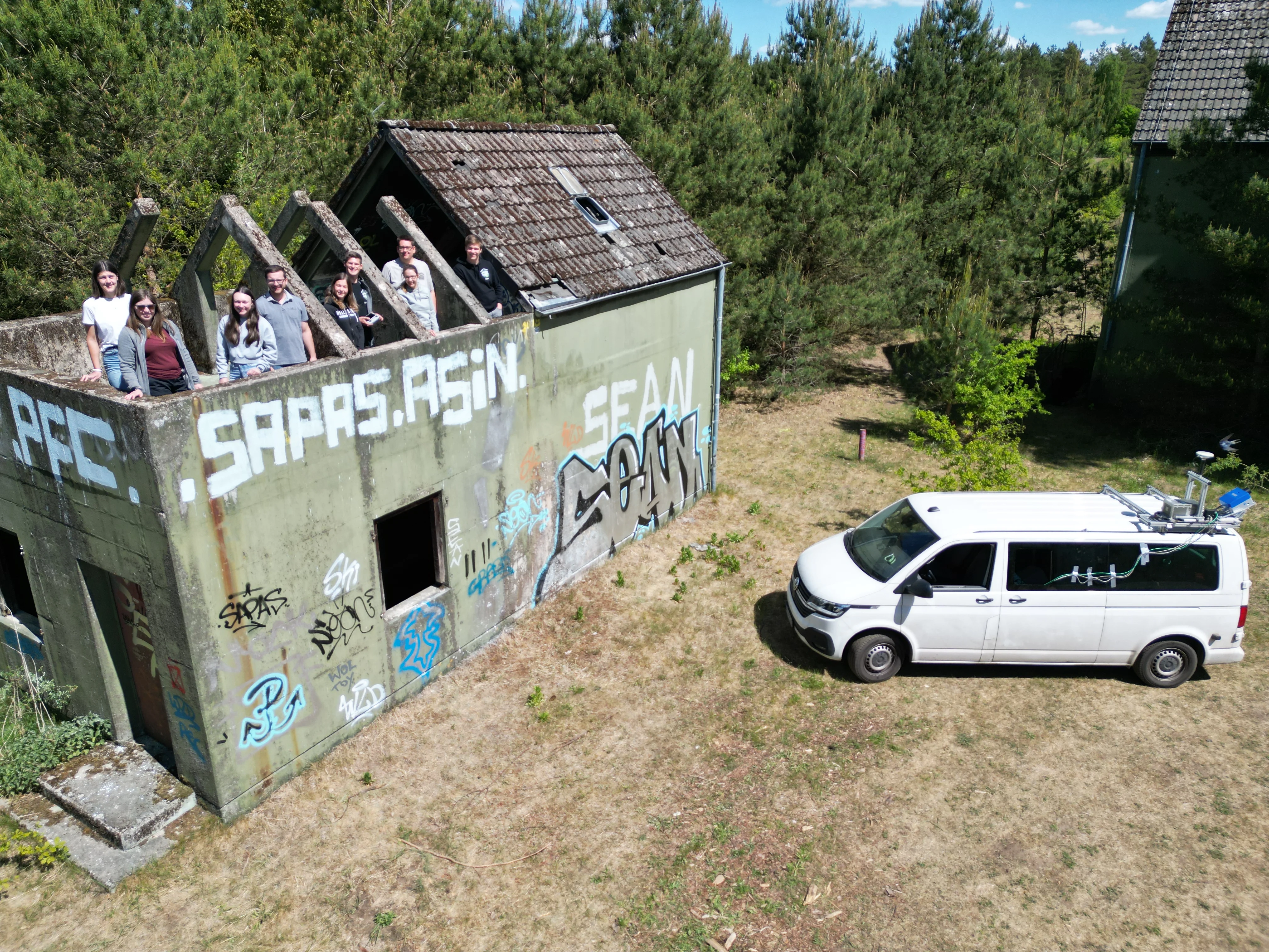 Das zweite Mastersemster inmitten des THW-Übungsgeländes