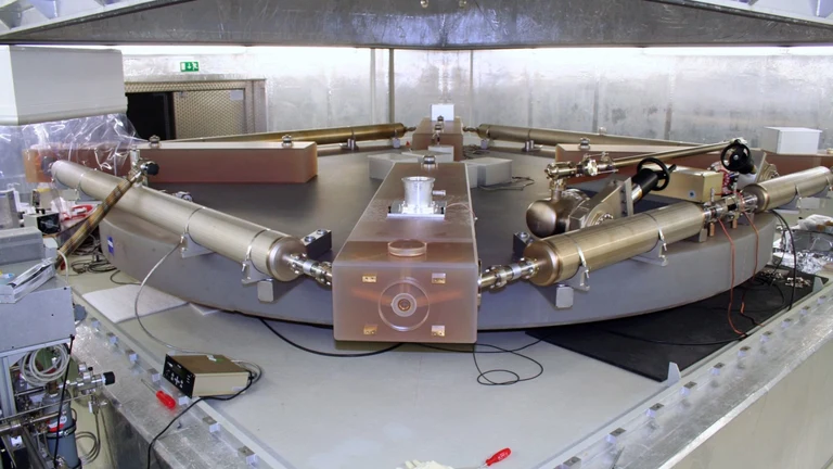 Ringlaser des Geodätischen Observatoriums Wettzell.