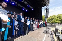 14 teaching staff were honored at the Universitätsfest for their special commitment and creative ideas in teaching.